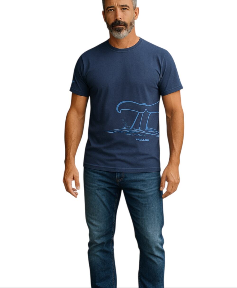 Crazy Shirt Whales Tail Pima Cotton T-Shirt Medium NEW